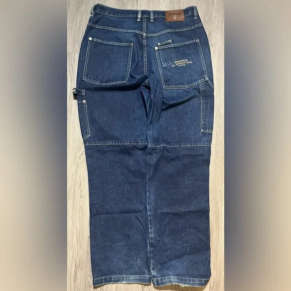 Y2K Rocawear denim blue jeans vintage grunge carpenter 36X34 men’s pants - Picture 5 of 9
